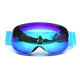 ◆ [High Clear Vision] : Sistema de lentes de doble capa, combinación de lentes reflectantes REVO completos y lentes interiores antivaho de Italia, protección 100% UV, antivaho y antiarañazos.Las ventanas de ventilación en la parte superior e inferior generan una circulación de aire eficiente para brindar una experiencia de esquí HD sin niebla.