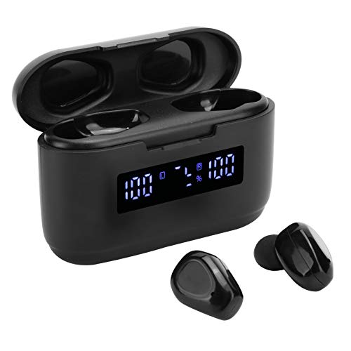 Écouteurs Intra-Auriculaires, Connexion Plus Rapide Les écouteurs à réduction de Bruit CVC8.0 s'éteignent automatiquement pour Les téléphones Portables Ordinateurs Portables avec(G40 Noir) Cover