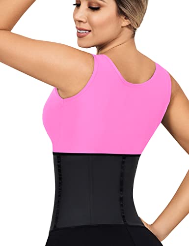 LadySlim by NuvoFit Fajas Colombianas Reductoras para Mujer Short Torso Latex Waist Trainer for Women2