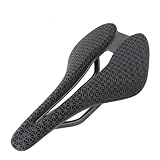 Amazon QTANZIQI Carbon fibre 3D printed saddle T400 Carbon Fibre Saddle Bicycle Seat Cushion Bench Specialized Mountain Seat Cycling Chair 3D Printing Saddle #ad