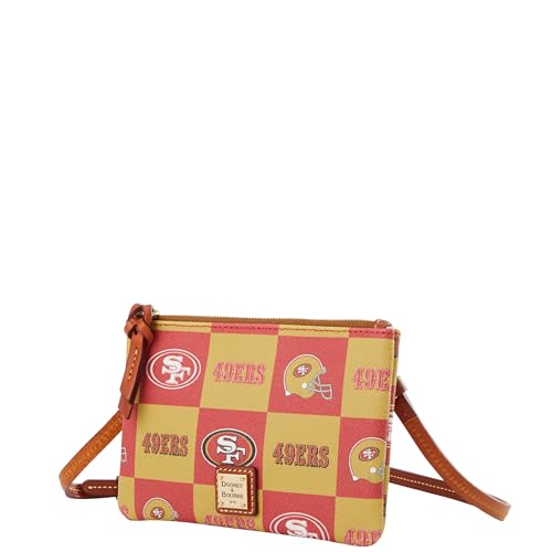 Dooney & Bourke Handbag, NFL 49ERS Top Zip Crossbody - Red2