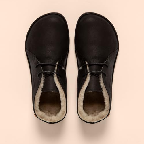 El Naturalista Unisex. 25672C101005_001 Botines De Piel Pleasant Negro (38), Plano, Cordones, Casual - 2