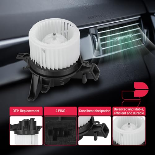 Image of BDFHYK AC Heater Blower Motor Fan 700351 Compatible with Dodge 2023-2023 Hornet, Compatible with Jeep 2017-2022 Compass 2015-2023 Renegade,2016-2022 500X,HVAC Blower Motor Assembly PM4105 75065
