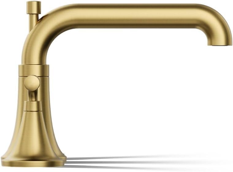 Kohler T26440-4-2MB Tone™ Deck-Mount Bath Faucet Trim with Diverter, Vibrant Brushed Moderne Brass