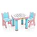 Produktbild CHAXIA Kindertisch Stuhl Einstellbar Büchertisch Stetig Dauerhaft Spieltisch PE, 2 Arten (Color : A)