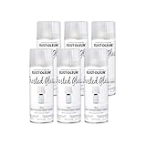 Rust-Oleum 342600-6PK Frosted Glass Spray Paint, 11 oz, Frosted Glass, 6 Pack