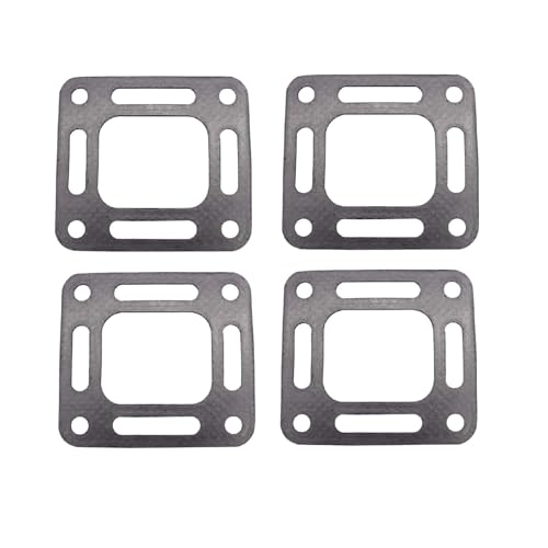 Image of MARKGOO Exhaust Manifold Elbow Gasket 4 PCS for MerCruiser Stern Drive and Inboard Engine V6 V8 GM 4.3L 5.0L 5.7L 5.8L 6.2L 6.3L 7.4L 8.2L MC1 Sierra 18-2849-1 27-863726 860232 818832 871051
