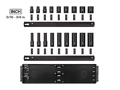 Image of TEKTON 3 /8 Inch Impact Socket Set, 18-Piece | SID91208