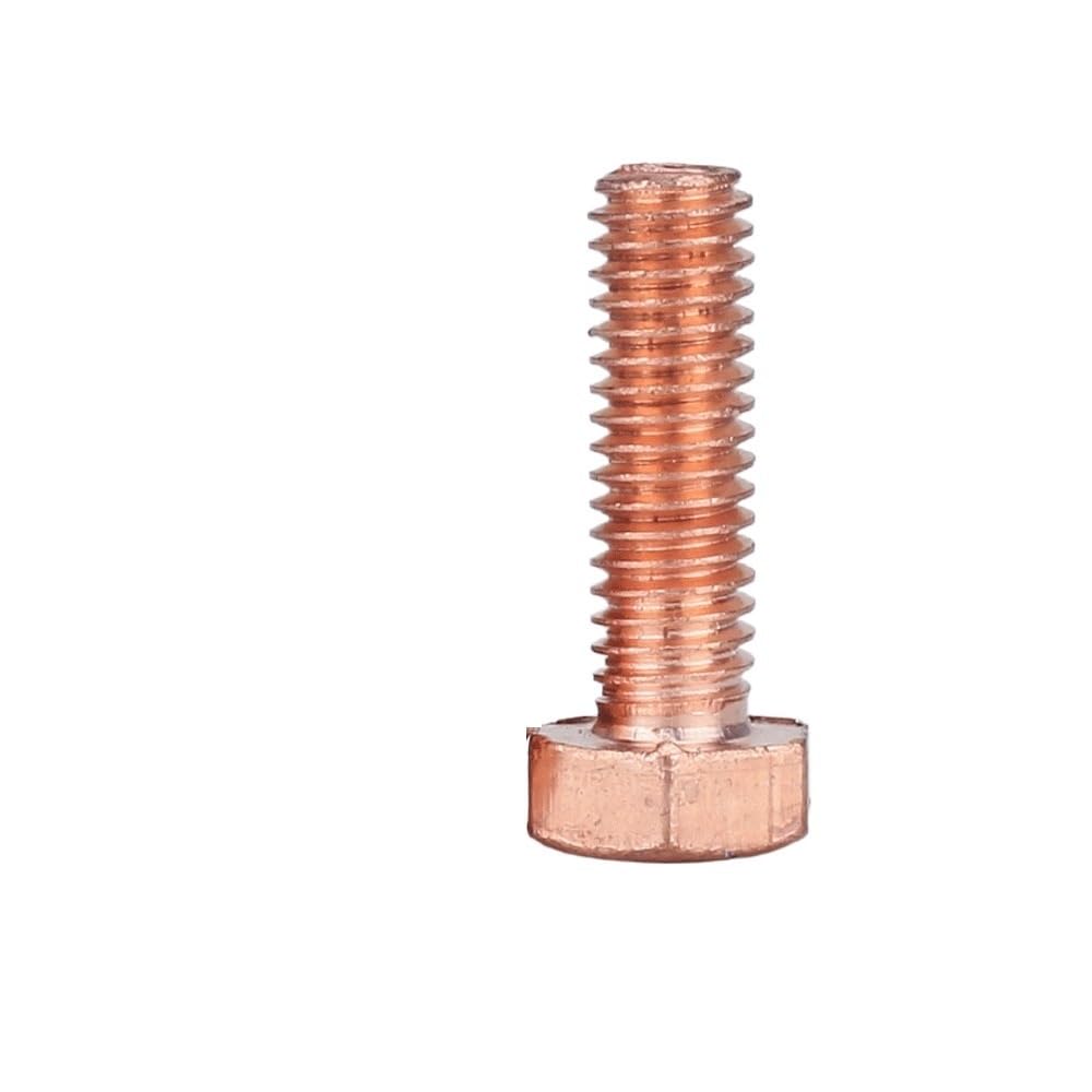 Vis métrique M12 cuivre 45mm tête hexagonale boulon T2 pour châssis