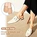 Heclia 8 Pairs Toes Sock for Backless Mules Polyester Mule Socks Well-Made Toe Topper No-Show Liner Sock Half Toe Covers No Show Seamless Non Skid Toppers Comfortable Breathable for Clog Footies Mules
