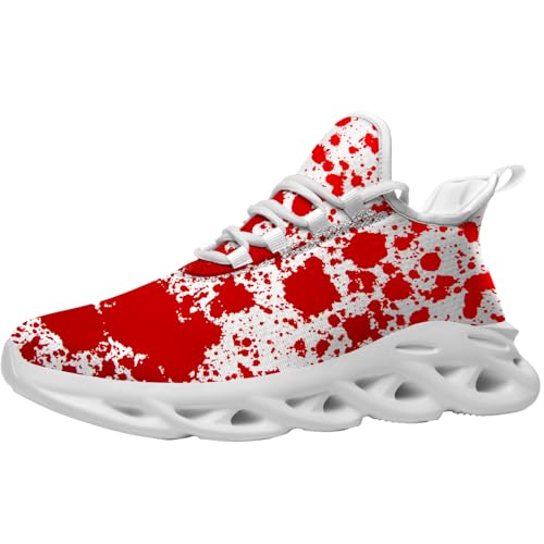 Men's Women's I'm Fine Shoes Bloody Sneakers Running Walking Tennis Shoes