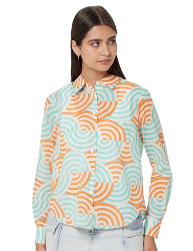 Image of VERO Moda Women Printed Shirt | Long Sleeve | Regular Fit