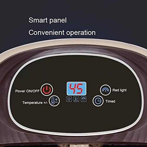 Foot Spa Foot Bath Massager Bubbles Pumice Stone Medicine Box Temperature Control Red Light Ergonomic Massage Rollers and Acupressure Massage Points Soothe Relax Tired Feet miniatura 6