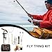 Fly Tying Kit, Fly Tying Tools Kit, Fly Tying Hook Tool Combination Set, Multifunctional Sturdy Lure Making Kit, Matching Hook Tying Tools, for Professionals Beginners
