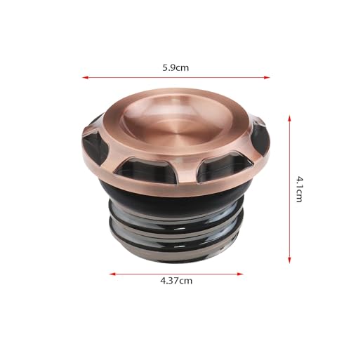 Bouchon de Réservoir pour Harley Davidson Sportster XL 1200 883 1996-2015 Bronze