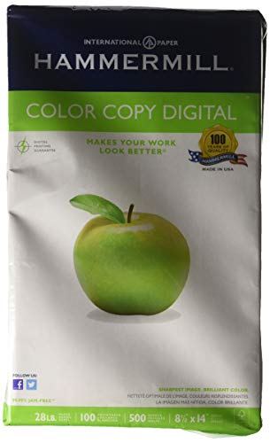 Copy Paper, 100 Brightness, 28lb, 8-1/2 X 14, Photo White, 500/ream