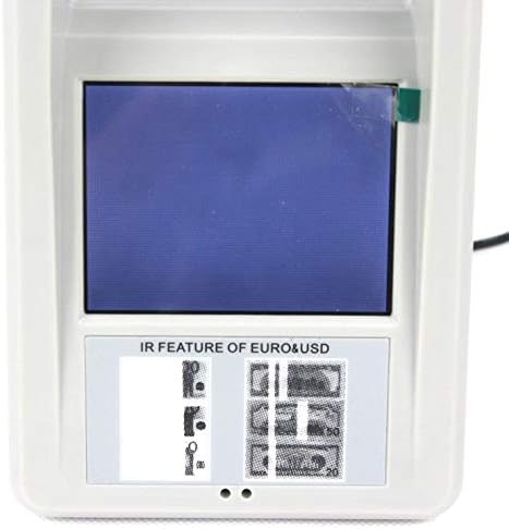 Miniatura 3 de CGOLDENWALL IRB-120 Detector de dinero falsificado infrarrojo Discriminador de facturas Máquina de detección de moneda falsa Verificador de moneda