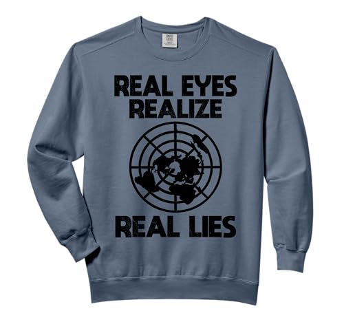 Real Eyes Realize, Real Lies Spread Revolution Comfort Colors Adult Sweatshirt