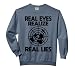 Real Eyes Realize, Real Lies Spread Revolution Comfort Colors Adult Sweatshirt