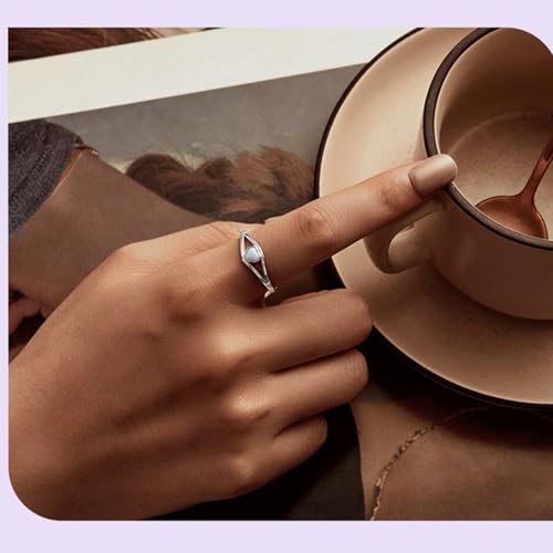 Bague en argent réglable cœur : cadeau parfait pour dames