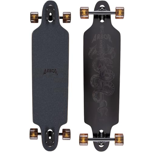Arbor Journey Nightfall Zeppelin 26″ Longboard Complete – Compact Cruiser...