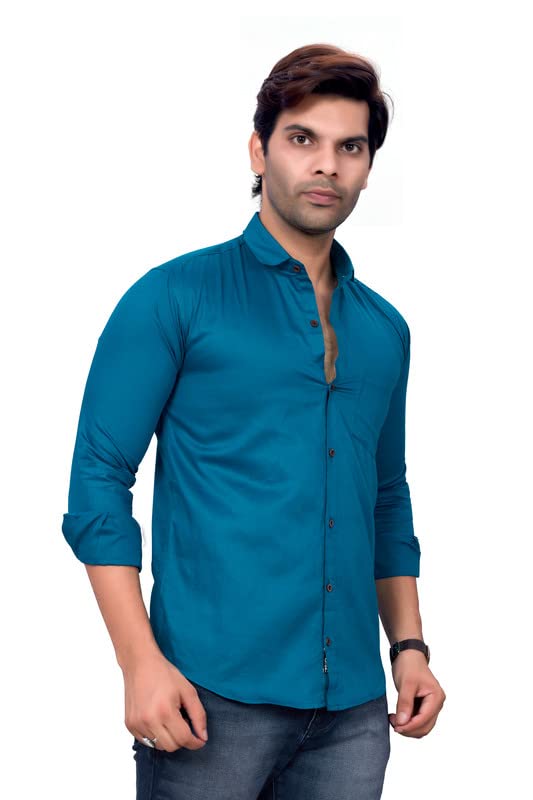Image of Men's Cotton Regular Fit Fullsleeves Fomal Shirt