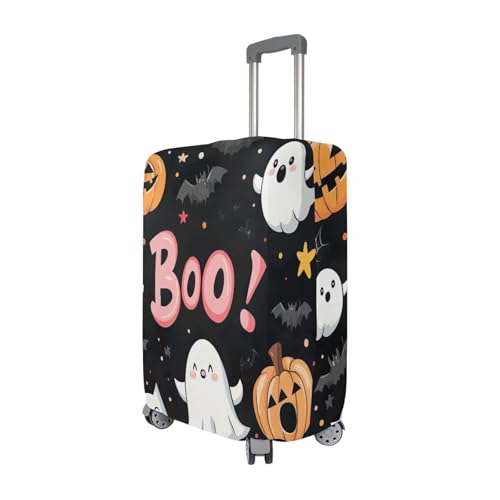 Halloween Pumpkins Luggage Cover for Suitcase, Elastic Travel Protector with Zipper, Washable Anti-Scratch Dustproof Luggage Sleeve Fits 18-20 Inch3