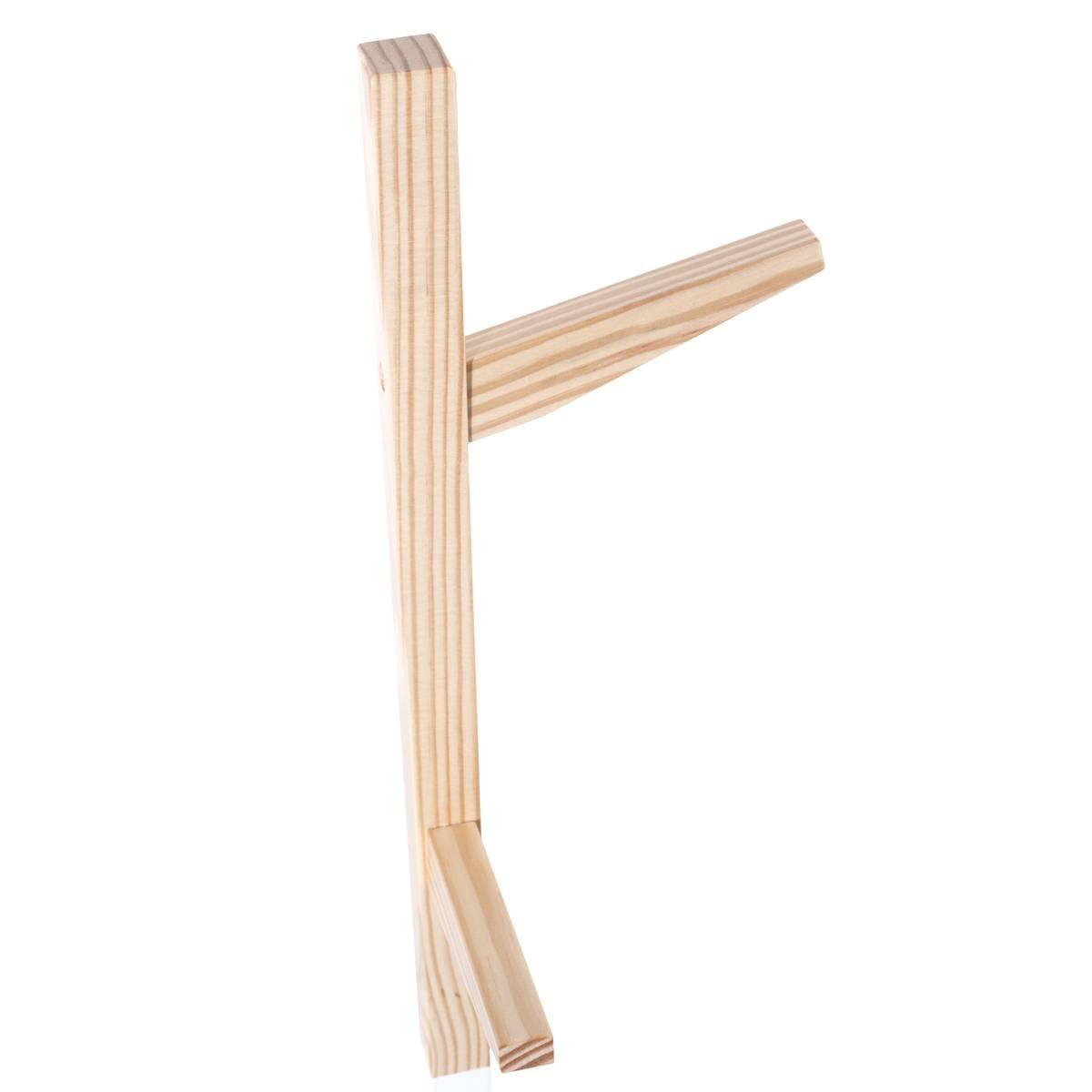 ATMOSPHERA CREATEUR D'INTERIEUR Porte Manteau en Bois pour Enfants - Pratique, Fonctionnel et Stable - Style scandinave - Coloris Blanc et Bois Naturel