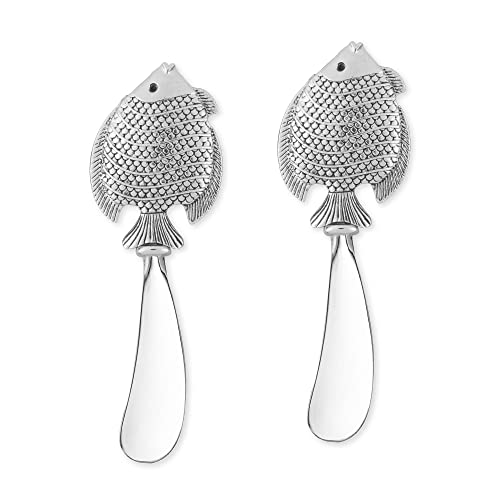 UPware Blueberry Cheese Spreader Set, Zinc Alloy Butter