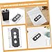 OSALADI 12pcs Audio Cassette Tapes Cassette Storage DIY Decorations Tape Blank