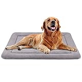 JoicyCo Large Dog Bed Crate Pad Mat 42in Washable Non-Slip Bottom Pet Bed Cat Beds Mattress Kennel P
