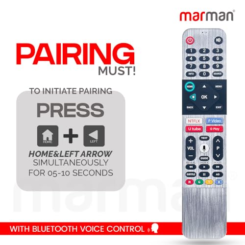 Image of marman Compatible with Skyworth Original Android Tv Remote Suitable for 539C-268920-W010 4K UHD OLED Full HD LED Models X-Series with Voice Command Google Assistant - Pairing Must !