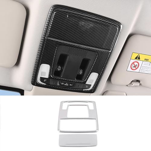 KELEIMAI Car Accessories Fit for Honda CR-V CRV 2023 2024 Front Reading Lamp Frame Cover Trim (Matte Silver) ABS 2 PCS