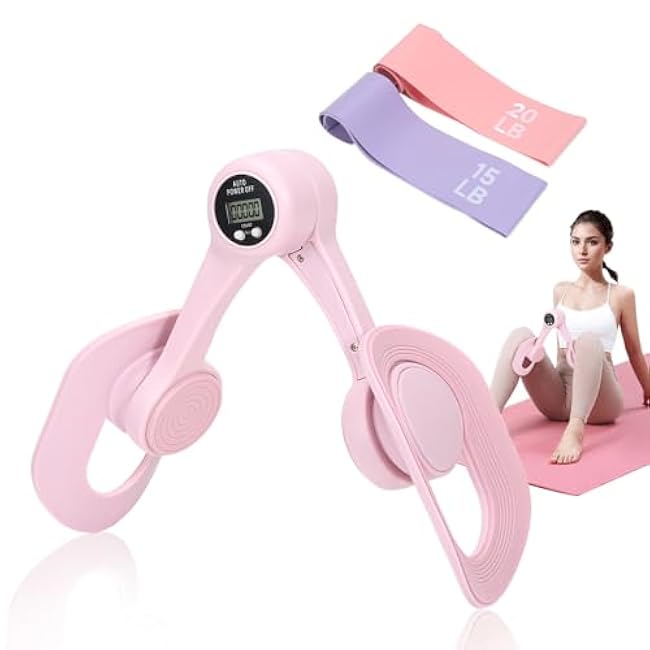 Thigh Master,Pelvic Floor Exercise Devices,Kegel Exercise Inner Thigh Exerciser for Women at Home Workout Equipment,360¡ãRotation and Display Count