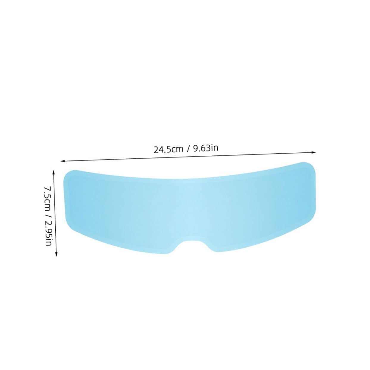 VINTORKY 2pcs Motorcycle Fog Film Replacement Visor Lens for Clear Vision Rainy and Foggy Conditions and Easy to Install Motorcycle Decals