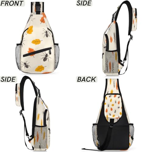 Bolso tipo bandolera unisex de poliéster para viaje y trekking miniatura 6