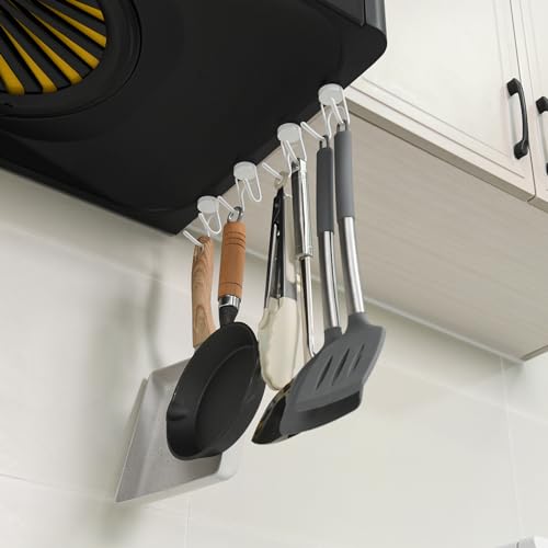 Image of Buelkmag Magnetic Hook with Magnet, 304 Stainless Steel, Rustproof, Vertical Load Capacity: 39.7 lbs (18 kg), Horizontal Load Capacity: 6.6 lbs (3 kg), Corrosion Resistant, For Kitchens, Offices,