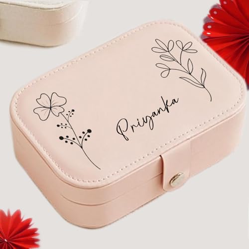 Personalised Jewellery Box Organiser For Women | Customized Jewel...