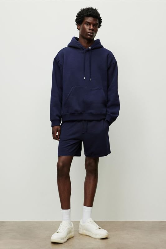 Image of Casual Fleece Hoodie Sweatshirt Solid Hooded Collar Drawstring Long Sleeve Pullover for Men & Women