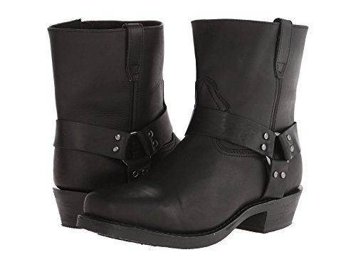Dingo Boots Mens Rev Up Motorcycle Casual Boots Ankle - Black - Size 10 D_M