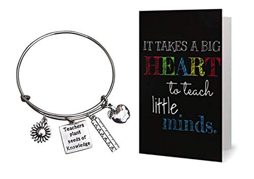 Image of Infinity Collection Teacher Bracelet and Card Gift Set, Teacher Jewelry, Teacher Gift - Show Your Teacher Appreciation