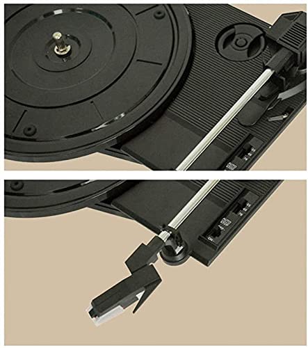 Tourne-Disque Gramophone à Plateau tournant rétro avec Haut-parleurs sans Fil, enregistreur de Plateau tournant à… - Les Beatles, Paul McCartney, John Lennon, RIngo Starr, George Harrison Tourne-Disque Gramophone à Plateau tournant rétro avec Haut-parleurs sans Fil, enregistreur de Plateau tournant à… – Image 4