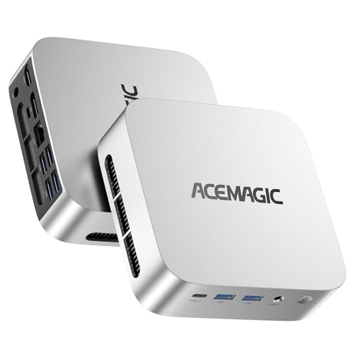Image of ACEMAGIC Mini PC 8GB DDR4 RAM 256GB SSD, Ryzen R2544 Mini Computers up to 3.7GHz, Win 11 Pro Micro Desktop 4K Dual Display WiFi Bluetooth Max 28W, for Home Office Business Education Everyday Use