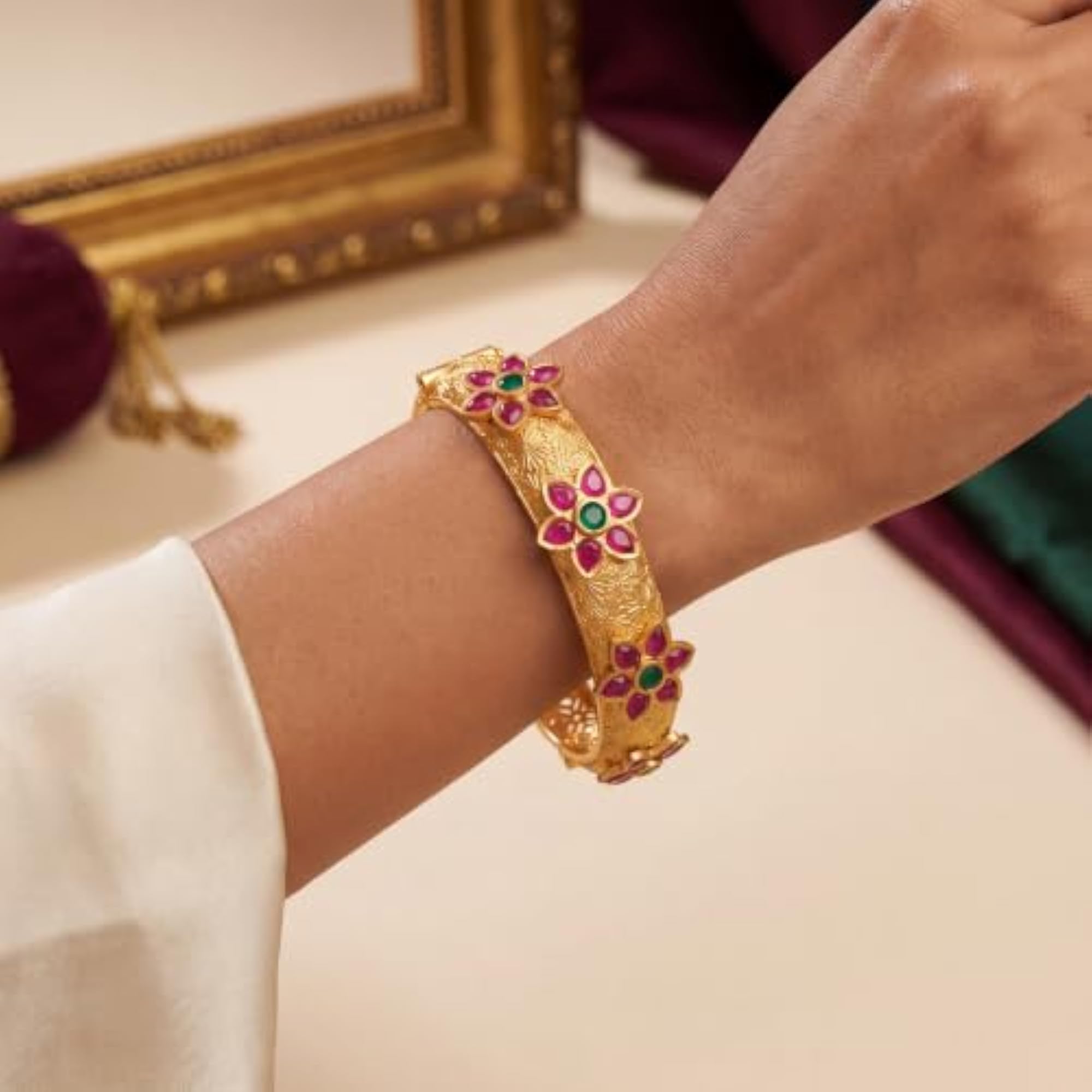 Women's 24k SmartGold Pankaj Ratna Kada