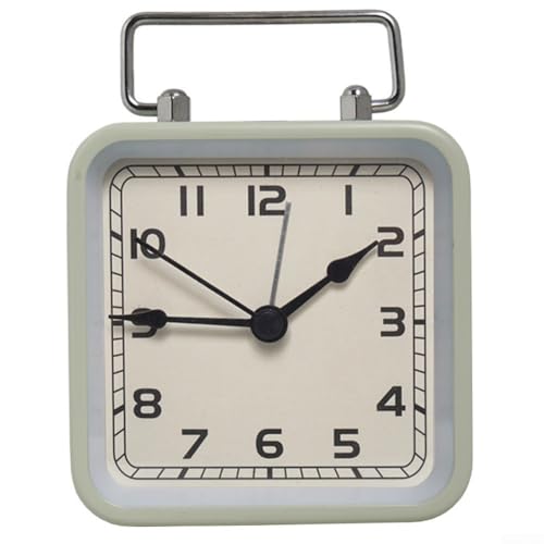 ZYNCUE Reloj despertador luminoso minimalista, funcionalidad silenciosa para un ambiente tranquilo (blanco)
