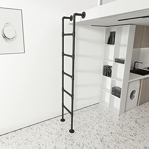 Metal Bunk Bed Ladder Replacement for RV & Camper, Space-Saving Climb Stairs, Heavy-Duty 440 Lbs Capacity, 155cm (61in) Elevated Bed Accessory
