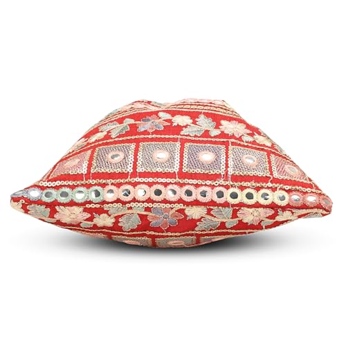 Image of LONGING TO BUY Indian Embroidered Pearl Potli Bag For Women, Sequence Design with Tassel, Wedding Potli Bags