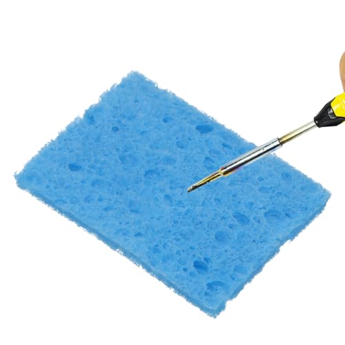 HARFINGTON 4 peças de esponja de limpeza de ferro de solda 5 cm x 3,5 cm esponja de substituição de