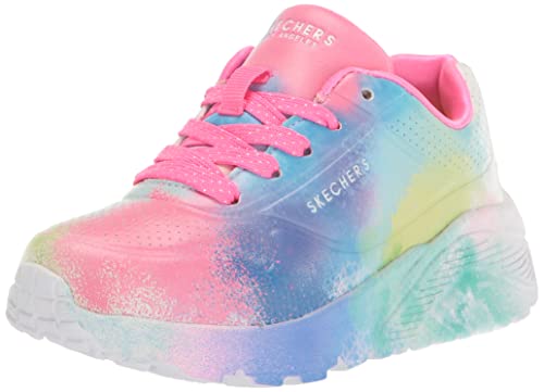 Skechers Unisex-Child Uno Lite-Splatter Shines Sneaker