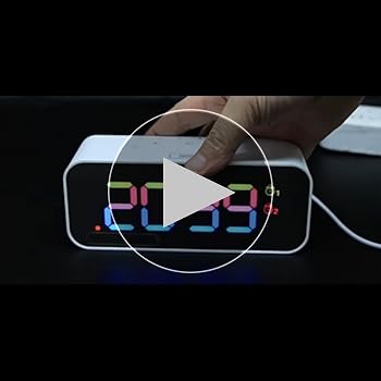 Amazon.co.jp: kxptso 多機能デジタルインテリジェント目覚まし